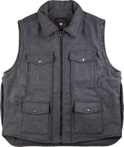 Gilet Lana con collo