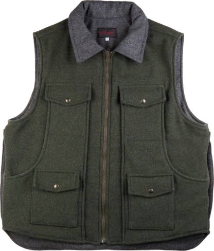 Gilet Lana con collo