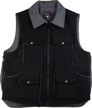 Gilet Lana con collo