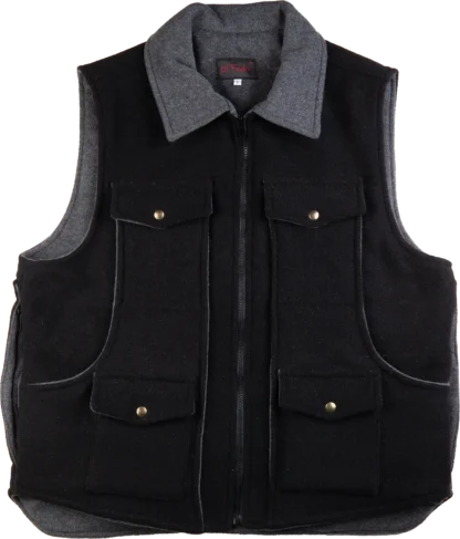 Gilet Lana con collo